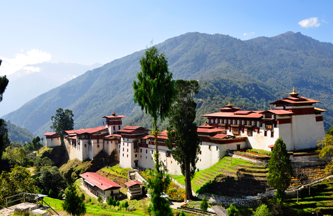 Bhutan monastery, courtesy Asia Transpacific