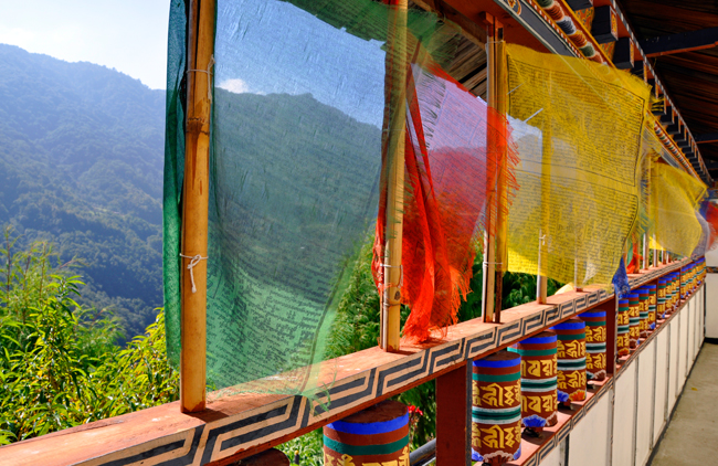 Bhutan prayer flags, courtesy Asia Transpacific