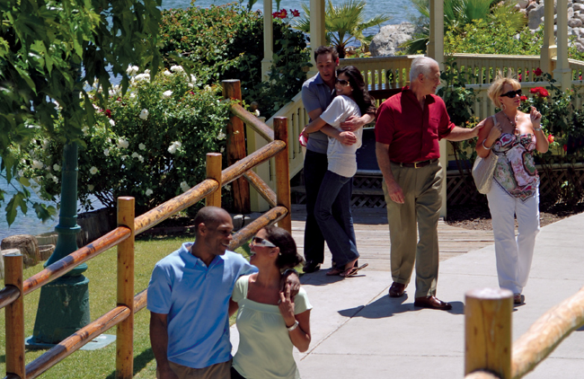 Your group can enjoy a beautiful stroll down the Colorado river walk