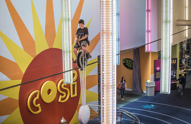 COSI is a dynamic science center rated no. 1 in the country! It's more than a museum, and not just for kids. Come explore, learn and play.