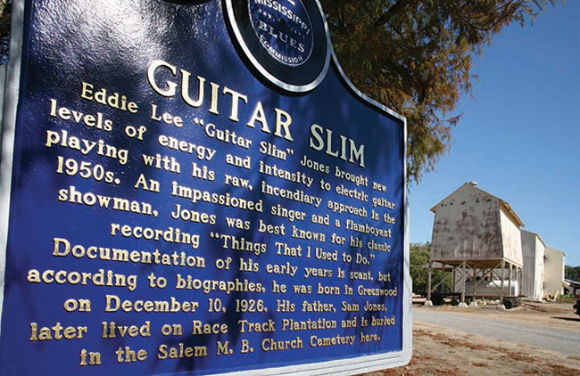 Birthplace of Guitar Slim on the Mississippi Blues Trail