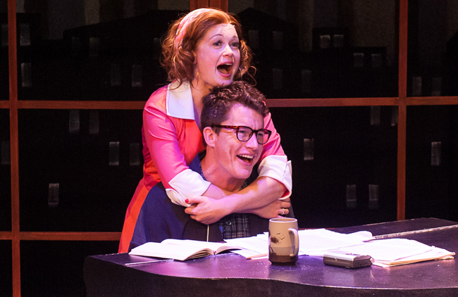 Aly Wepplo and Landon Nagel in "They're Playing Our Song" - Photo by Jay Paul