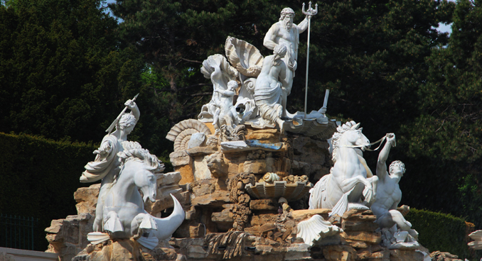 Neptune Statue, Schonbrunn, Vienna
