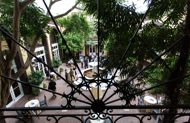 Hotel Mazarin's courtyard