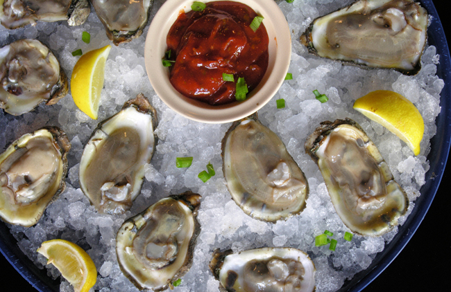Abbeville, home to several oyster bars serving salty, topless oysters