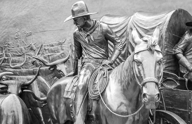 Relive Western history along the Chisholm Trail - complete with museums and chuck wagon dinners.