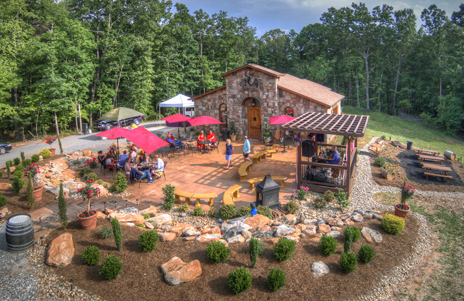 North Georgia's wineries are popular spots for tastings, live music and incredible views. all photos courtesy Georgia Tourism