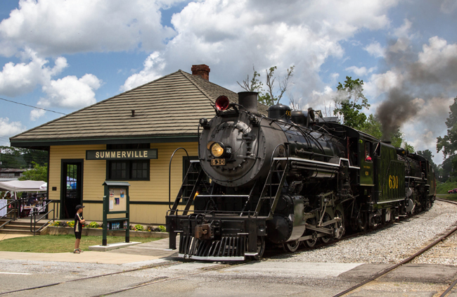 The Summerville Depot in Summerville, courtesy GA Dept. of Tourism