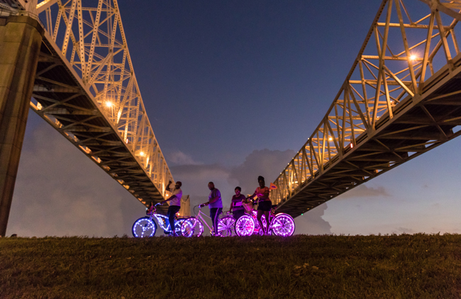 Crescent City Connection Bridge, by Zack Smith, courtesy New Orleans CVB