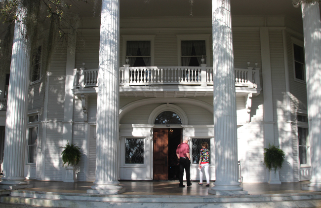 The veranda and columns of the Crescent in Thomasville make for an impressive sight, all photos by Brian Jewell