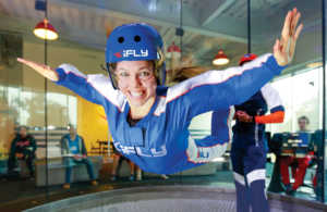 an indoor skydiving experience at iFly in VIrginia Beach, courtesy iFly
