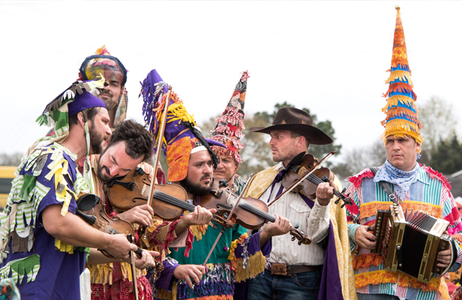 Courir de Mardi Gras – a traditional, rural Mardi Gras in St. Landry Parish, Louisiana.