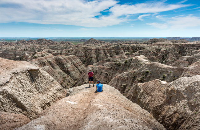Badlands National Park // Head to Pinnacles Overlook for the best views of this alien landscape.