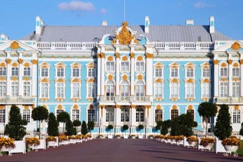 The Catherine Palace - the summer residence of the Russian tsars. Pushkin, Saint-Petersburg.