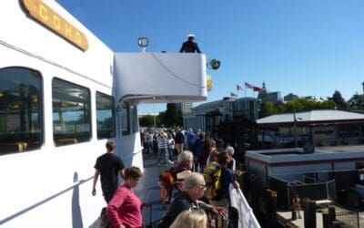 Victoria via the Black Ball Ferry
